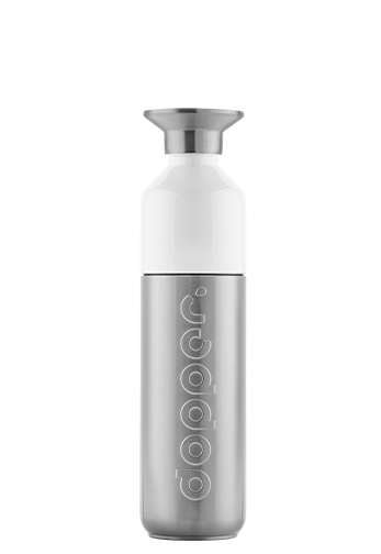 Silver Dopper Steel bottle by Dopper