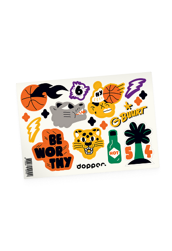 Sticker Sheet - Worthy de Jong