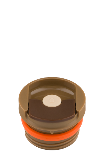 Travel Mug - Earthy Brown mug cap