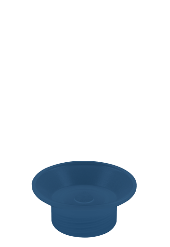 Steel (490 ml) - Coastal Blue bottle cap