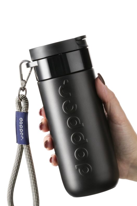 Wrist Cord - Black Mug Ring - Sandy Black