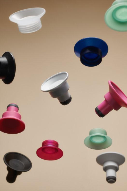 Dopper - Pure White, Steel (490 ml) and Steel (350 ml) Cap